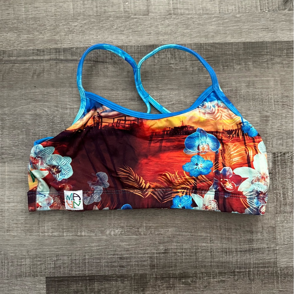 Mana Threads Strappy Unlined Sports Bra